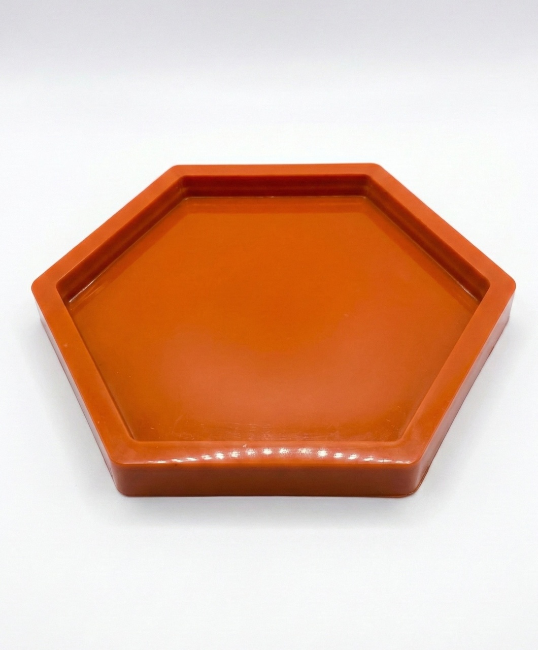 Bandeja Sextavada - Terracota  - ARCO FEST - PEGUE E MONTE & DECORAÇÕES