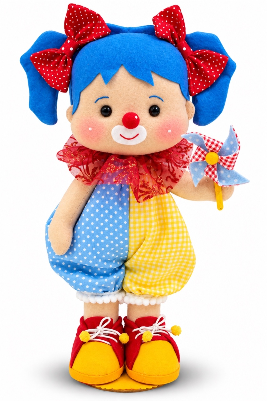 Feltro Decorativo - Palhacinha (Circo) - ARCO FEST - PEGUE E MONTE & DECORAÇÕES