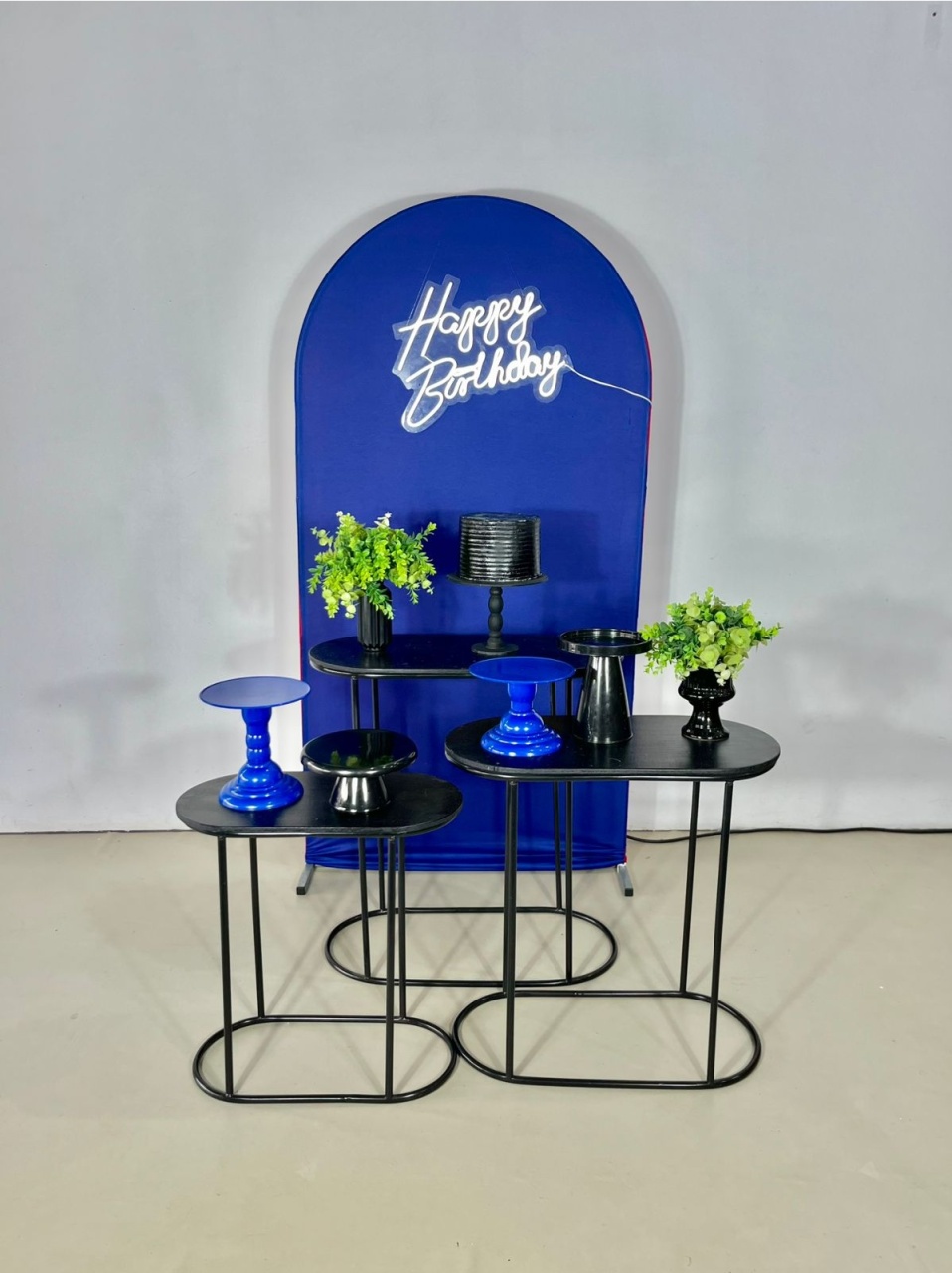 Kit Pegue E Monte - Clássico Adulto Preto E Azul - Linha Comemora - ARCO FEST - PEGUE E MONTE & DECORAÇÕES