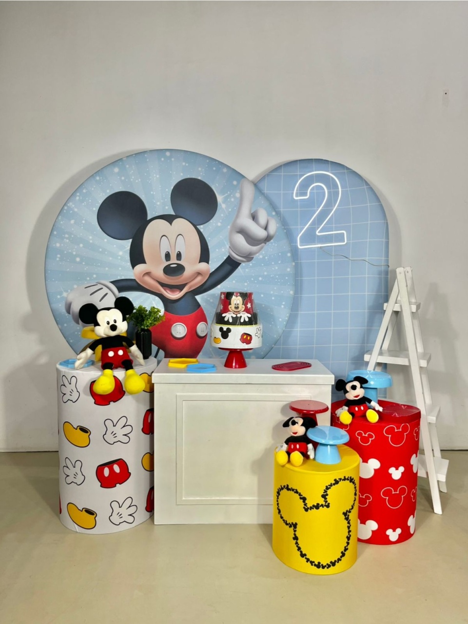 Kit Pegue E Monte - Mickey Azul - ARCO FEST - PEGUE E MONTE & DECORAÇÕES