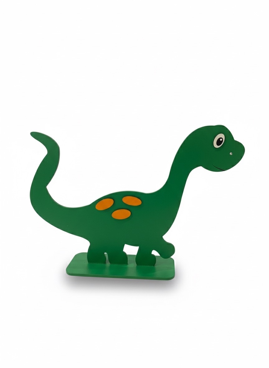 Display - Dinossauro Verde Bandeira (Baby Dino)  - ARCO FEST - PEGUE E MONTE & DECORAÇÕES