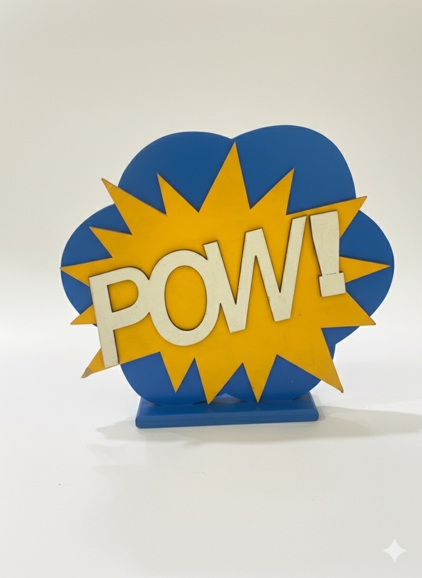 Display - Pow (Vingadores) - ARCO FEST - PEGUE E MONTE & DECORAÇÕES