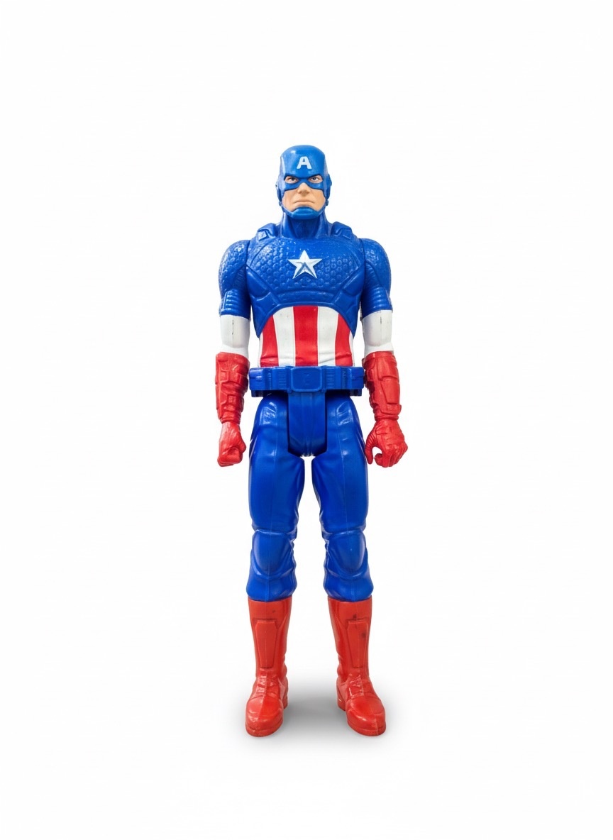 Boneco Capitão America - Pequeno - ARCO FEST - PEGUE E MONTE & DECORAÇÕES