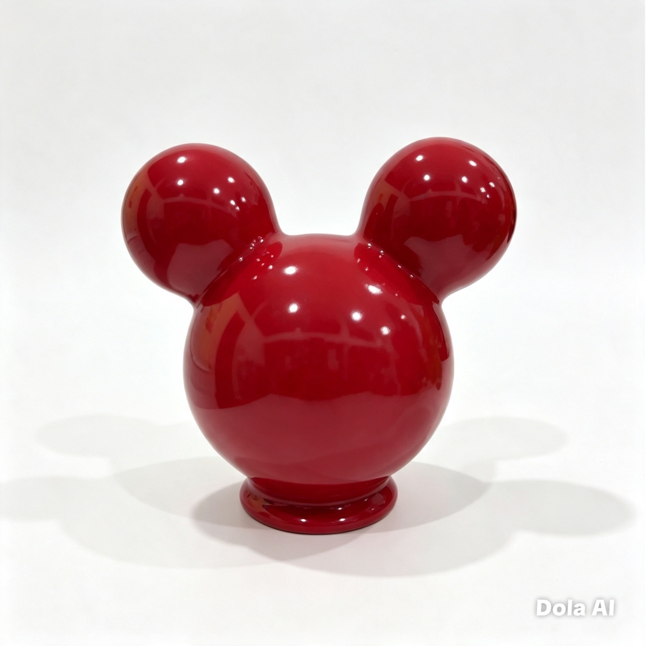 Cabeça Minnie Vermelha Em Cerâmica - Decorativo - ARCO FEST - PEGUE E MONTE & DECORAÇÕES