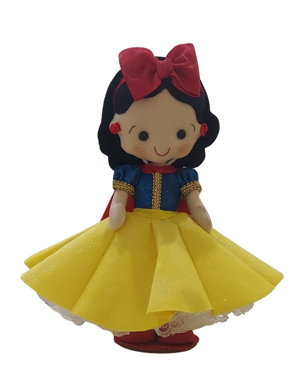 Feltro - Branca de Neve Baby (Princesas)  - ARCO FEST - PEGUE E MONTE & DECORAÇÕES