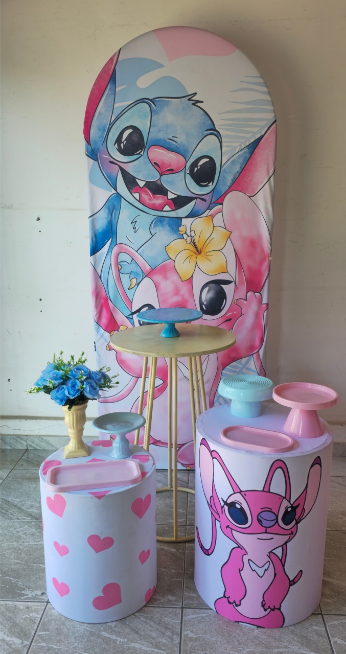 Kit Pegue E Monte - Stitch 3  - L&N Decorações 