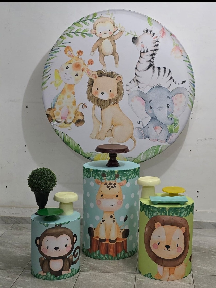 Kit Pegue E Monte: Safari 2  - L&N Decorações 