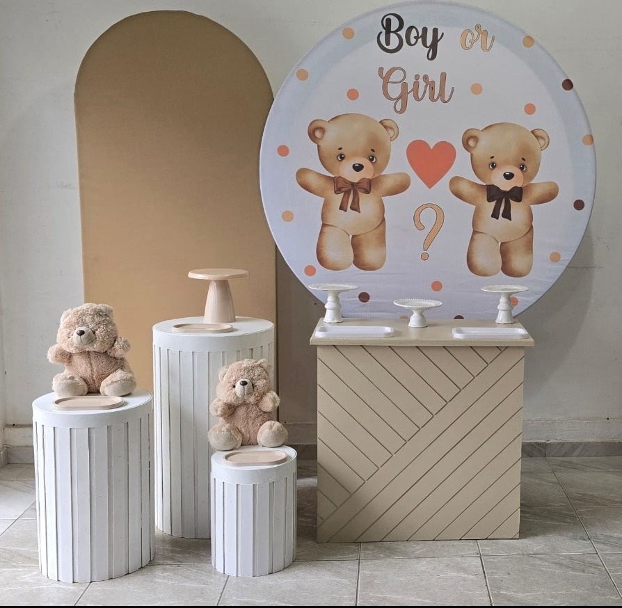 Kit Pegue E Monte - Cha Revelação 6  - L&N Decorações 
