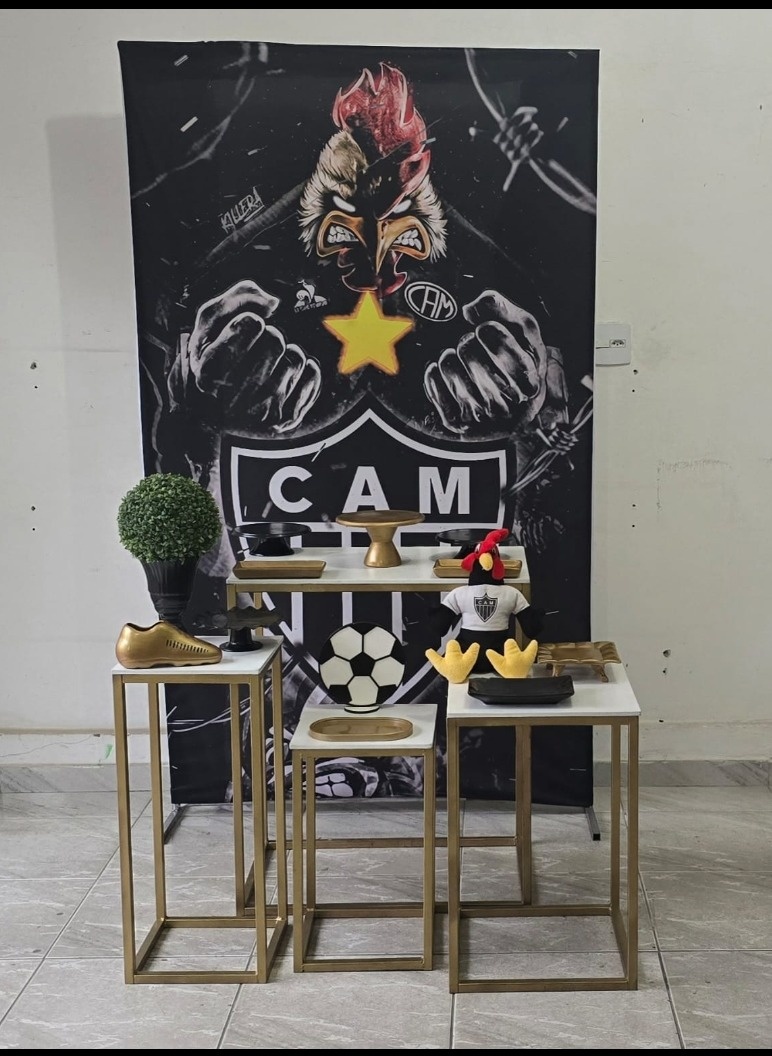 Kit Pegue E Monte - Atlético 7 - L&N Decorações 