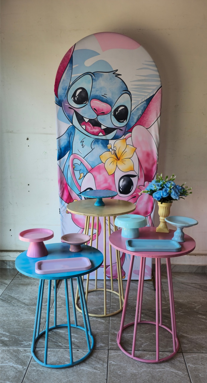 Kit Pegue E Monte - Stitch 2  - L&N Decorações 