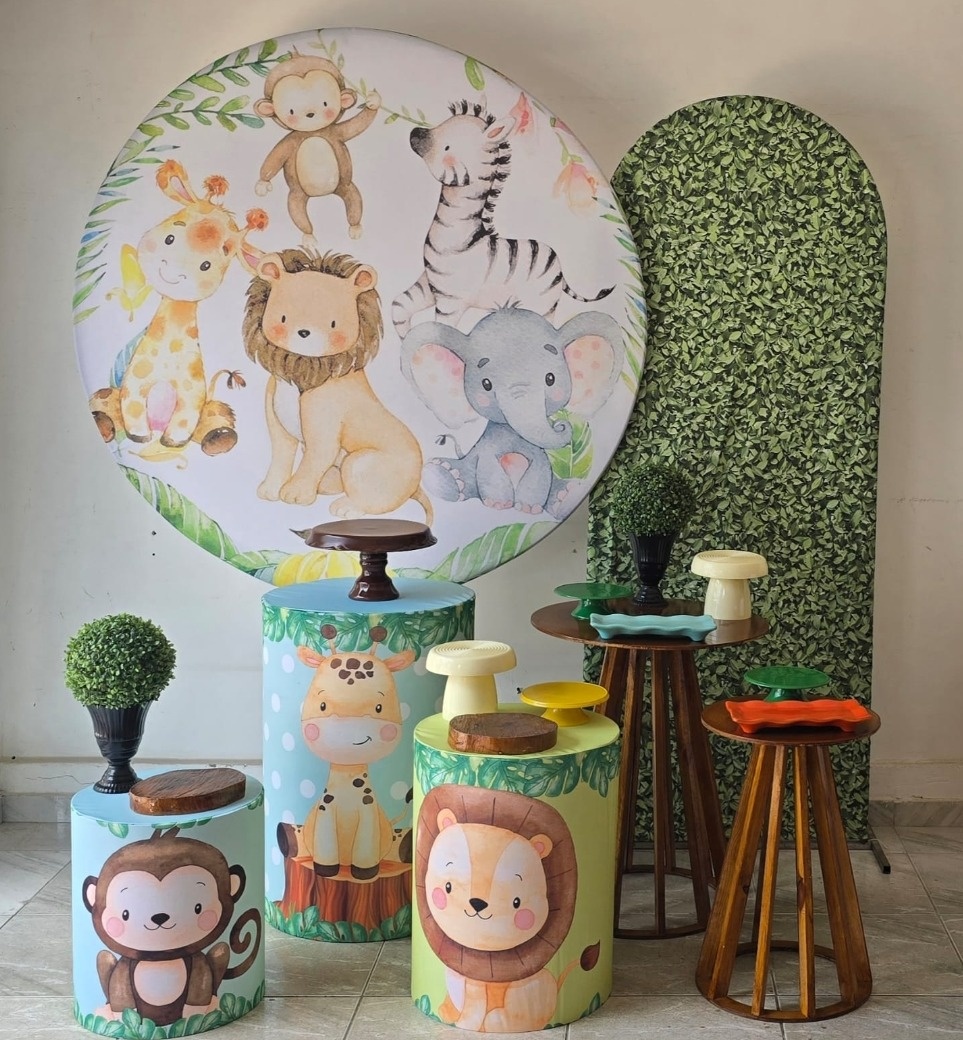 Kit Pegue E Monte- Safari 3  - L&N Decorações 