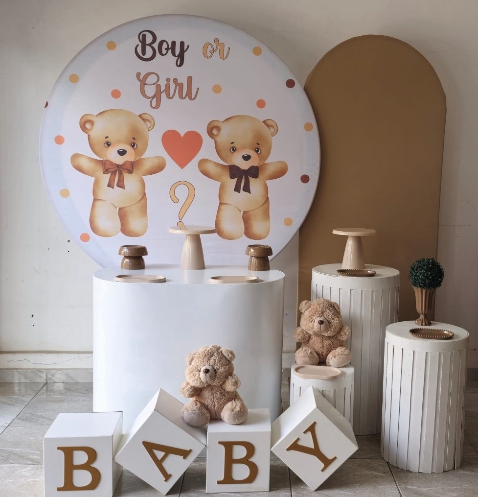 Kit Pegue E Monte- Cha Revelação 5 - L&N Decorações 