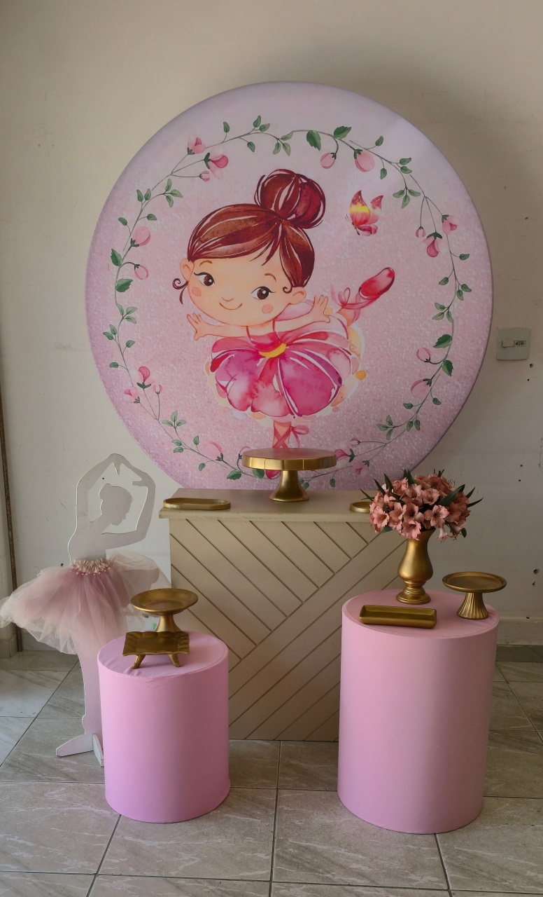 Kit Pegue E Monte - Bailarina 3 - L&N Decorações 