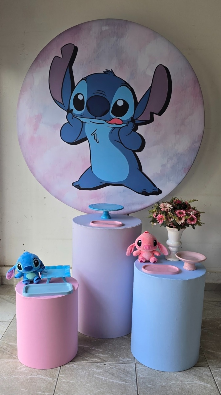 Kit Pegue E Monte Stitch 5 - L&N Decorações 