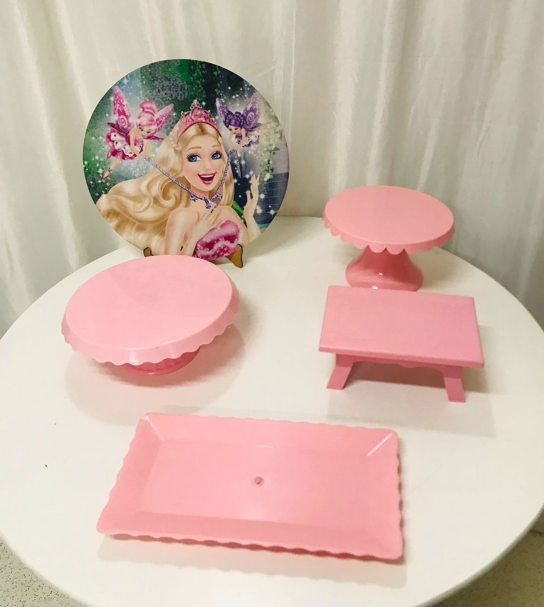 Kit Só  Um Bolinho Barbie  - Balões de Menina 