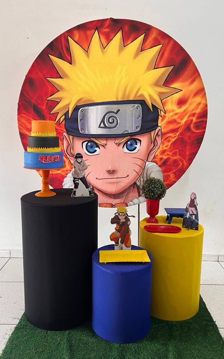 Kit Pegue E Monte Padrão Naruto - Balões de Menina 