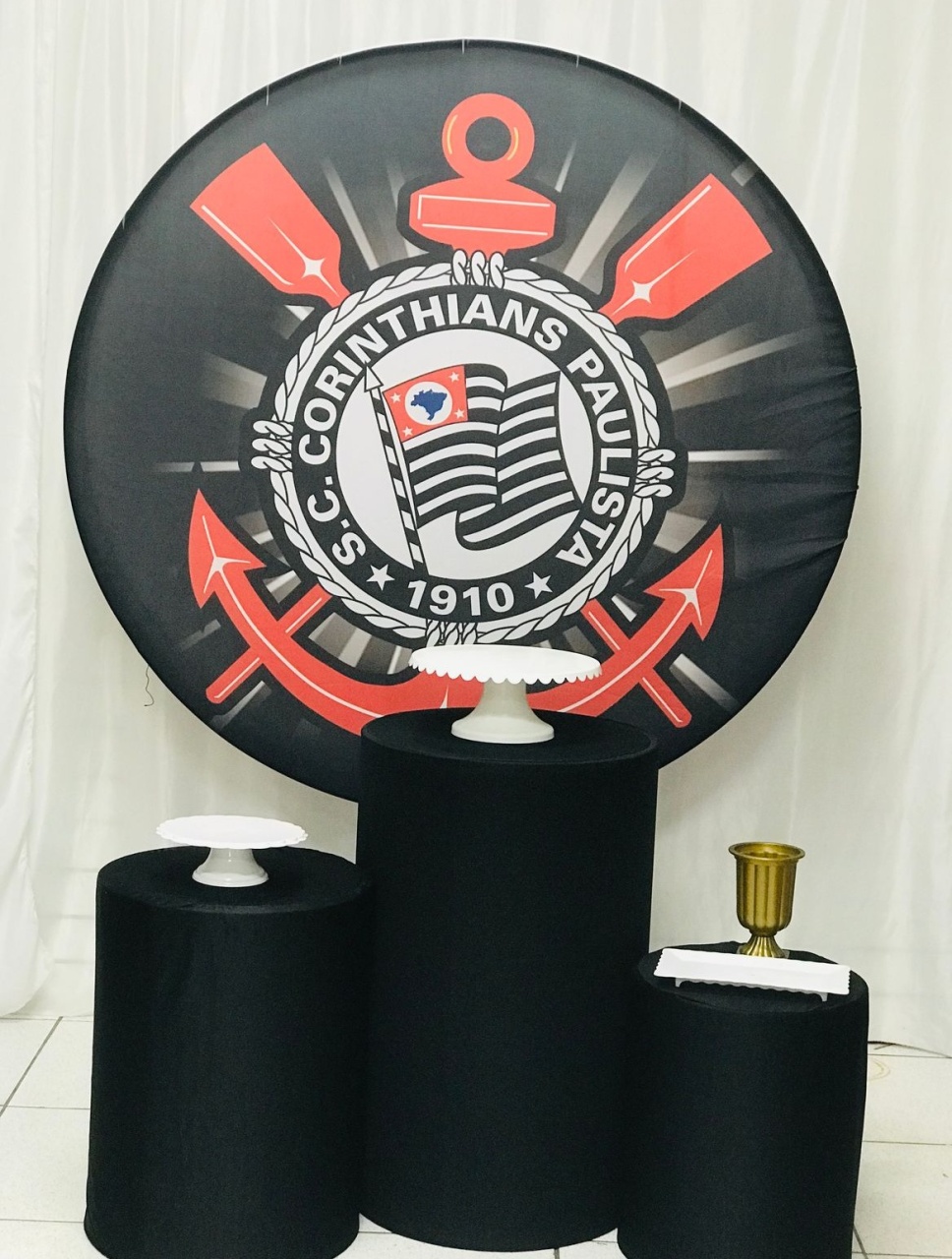 Kit Bronze Corinthians  - Balões de Menina 