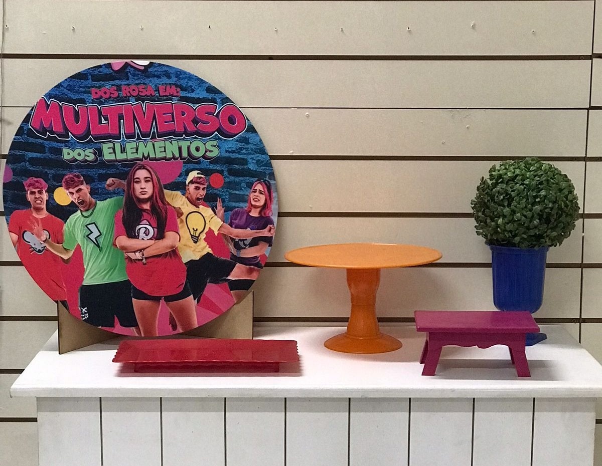Kit Só Um Bolinho Multiverso  - Balões de Menina 