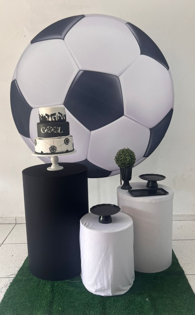 Kit Pegue E Monte Padrão  Bola Futebol - Balões de Menina 