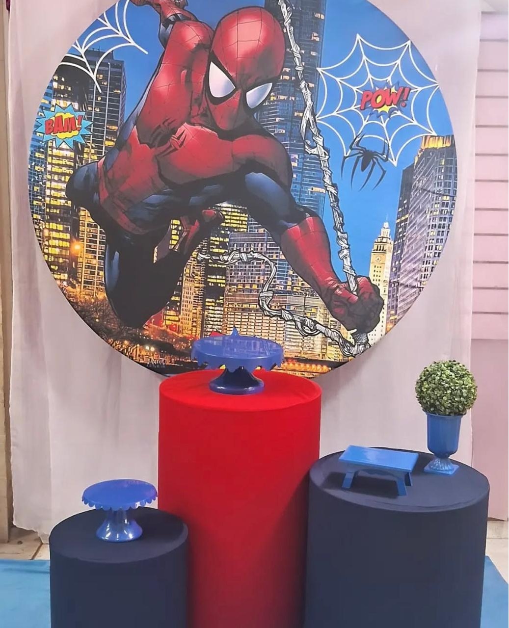 Kit Prata Homem Aranha  - Balões de Menina 