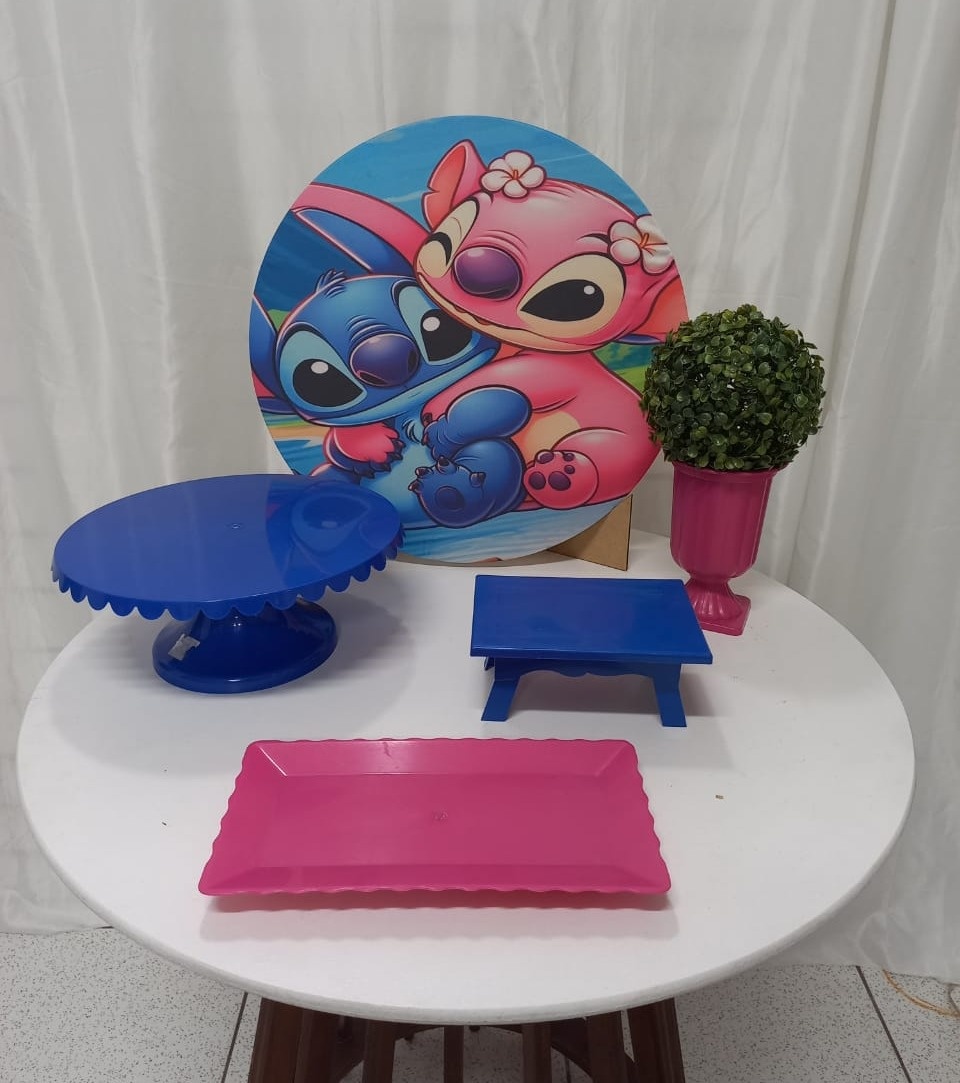 Kit Só Um Bolinho Sticht E Angel  - Balões de Menina 