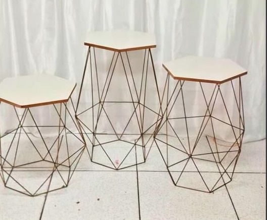 Mesa Diamante Aramada Avulsa  - Balões de Menina 