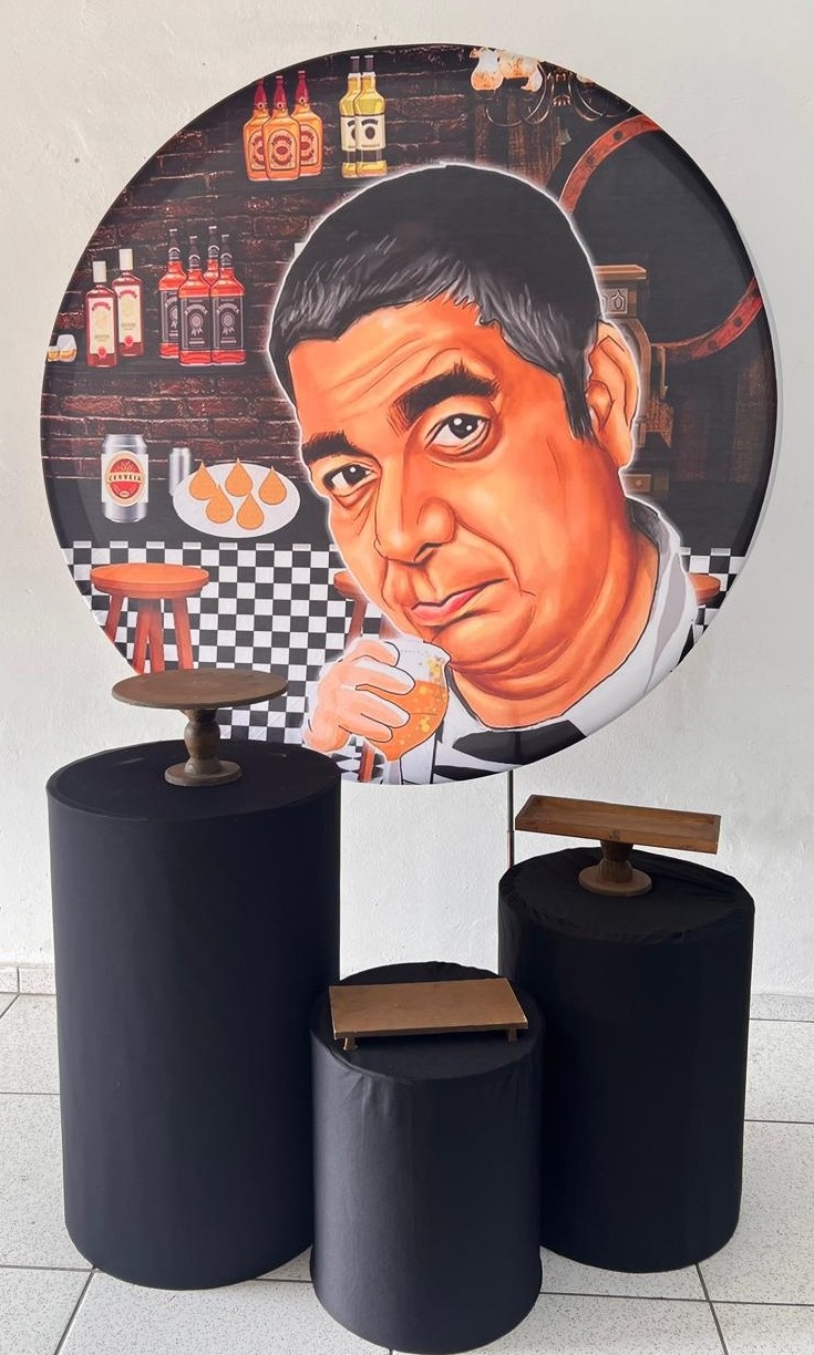 Kit Pegue E Monte Básico Zéca Pagodinho   - Balões de Menina 