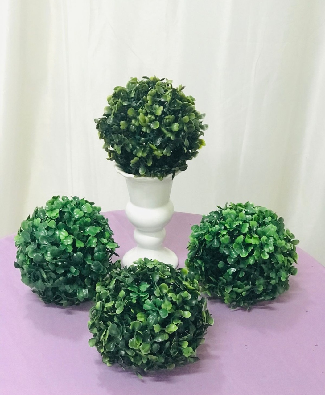 Arbusto Verde Pequeno  - Balões de Menina 