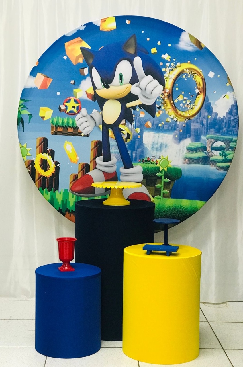 Kit Bronze Sonic - Balões de Menina 