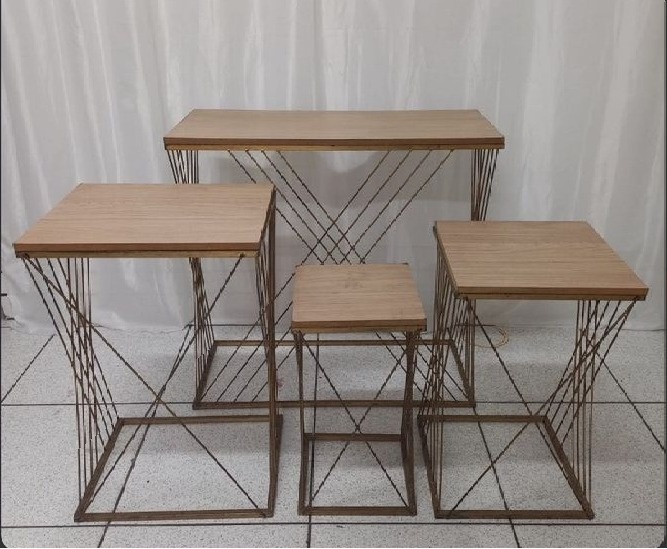  Kit Quarteto Mesa Aramada  - Balões de Menina 