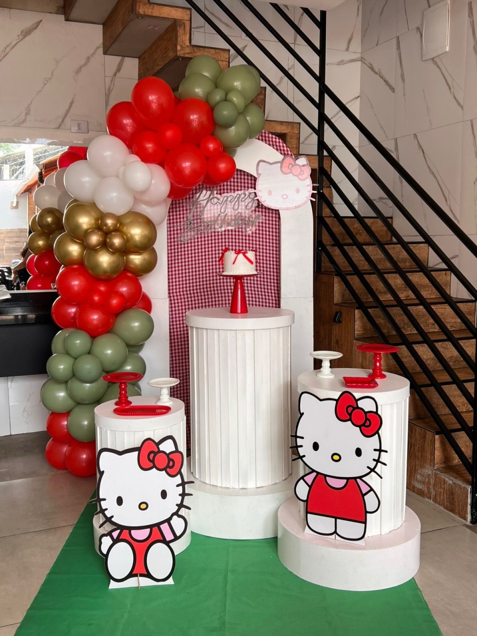 Kit Composição Hello Kit  - Balões de Menina 