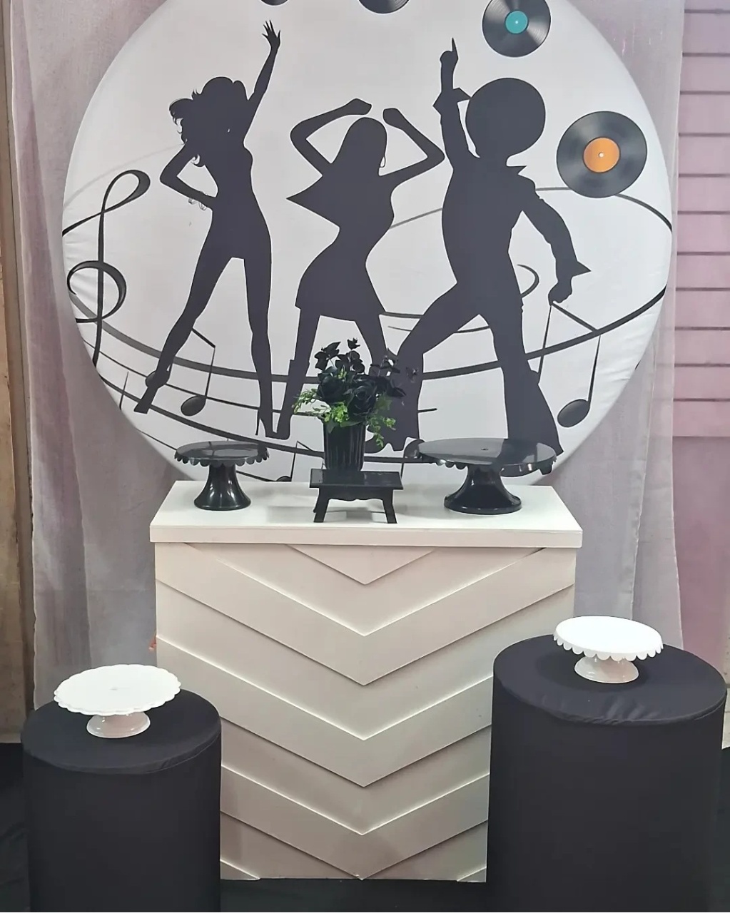 Kit Composição Anos 60/70/80 - Balões de Menina 
