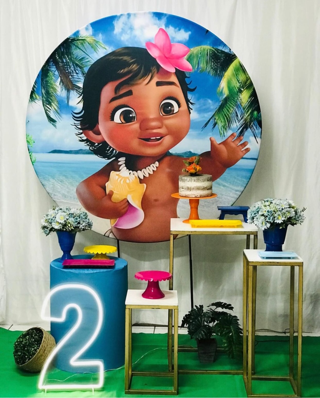 Kit Composição Moana Baby - Balões de Menina 