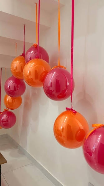 Balão Bubble Encapsulado Com Centin - Balões de Menina 