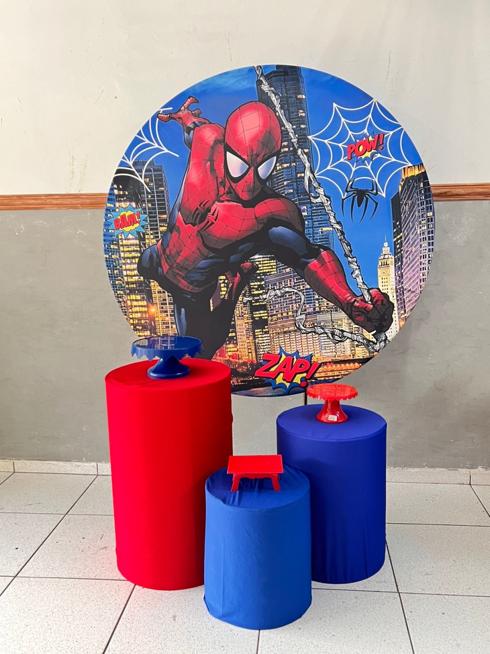 Kit Pegue E Monte Básico Homem Aranha - Balões de Menina 