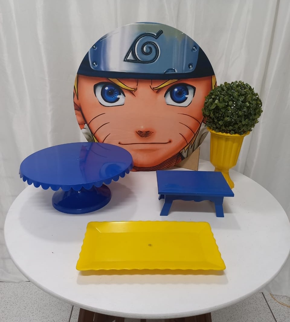 Kit Só Um Bolinho Naruto - Balões de Menina 