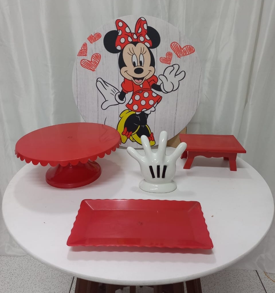 Kit Só Um Bolinho Minie - Balões de Menina 