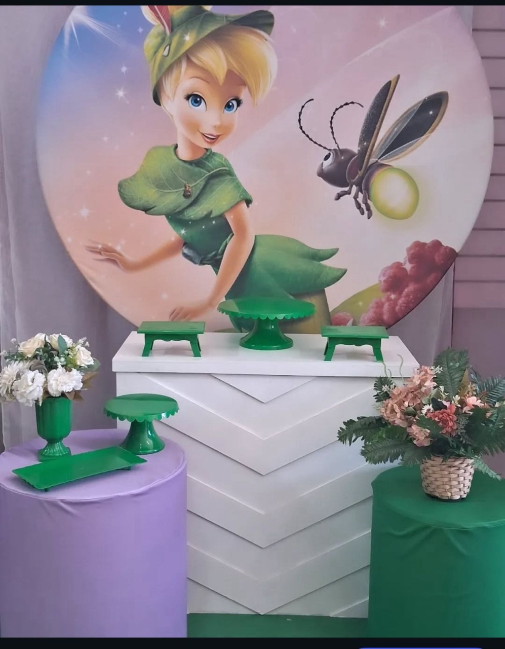Kit Composição Tinker Bell - Balões de Menina 