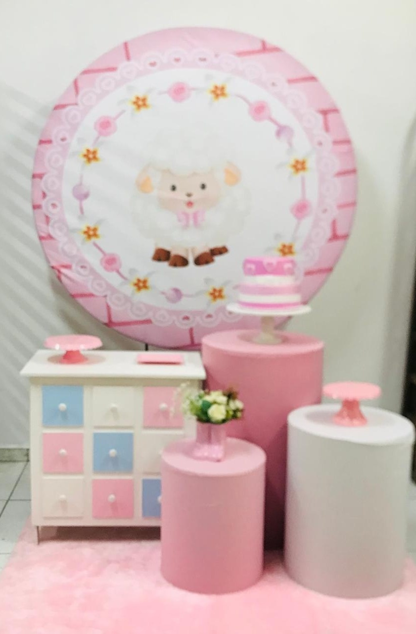 Kit Composição Ovelhinha  - Balões de Menina 