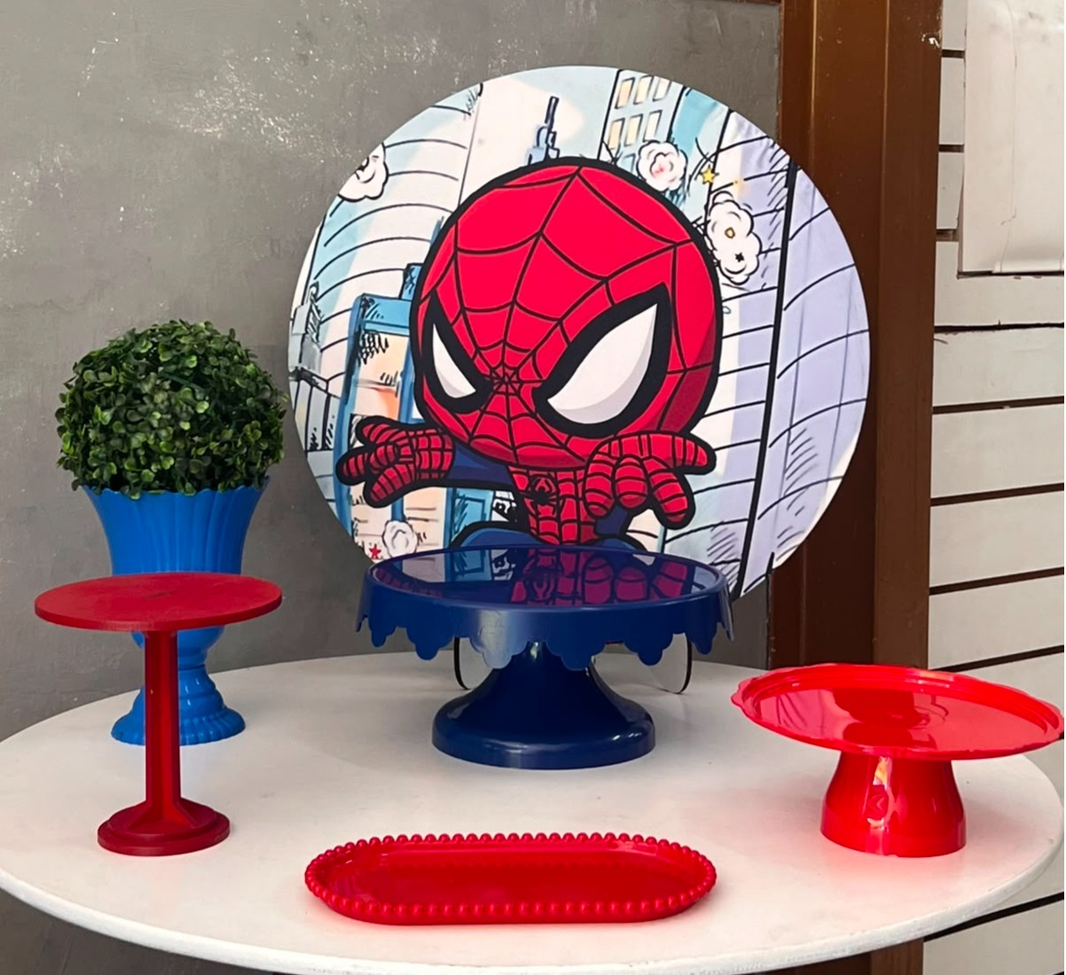 Kit Só Um Bolinho Homem Aranha Cut - Balões de Menina 