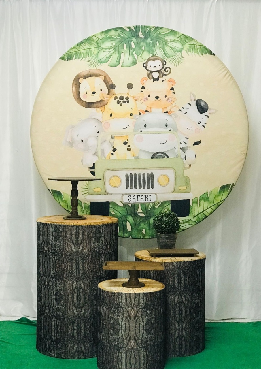 Kit Prata Safari - Balões de Menina 