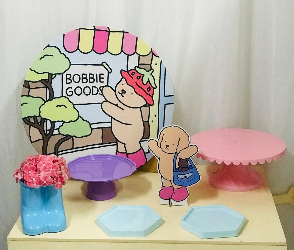 Kit Só Um Bolinho Bobbie Goods - Balões de Menina 
