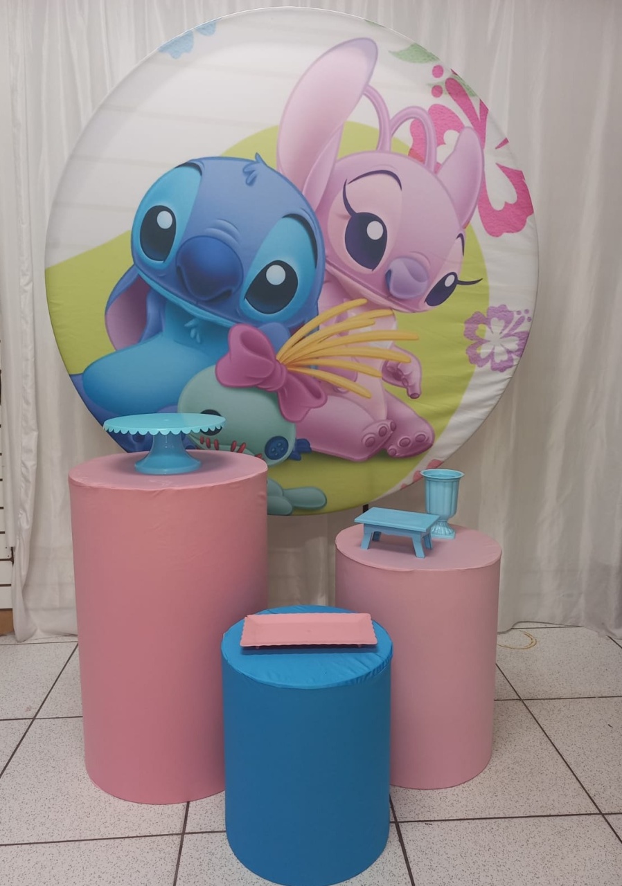 Kit Stich Bronze - Balões de Menina 