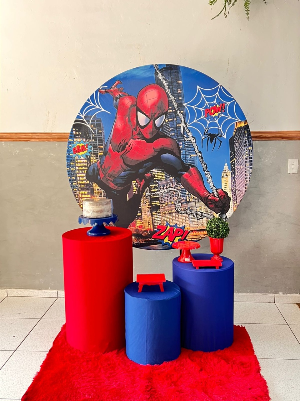 Kit Pegue E Monte Padrão Homem Aranha - Balões de Menina 