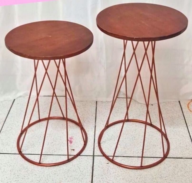 Mesa Aramada Redonda  - Balões de Menina 