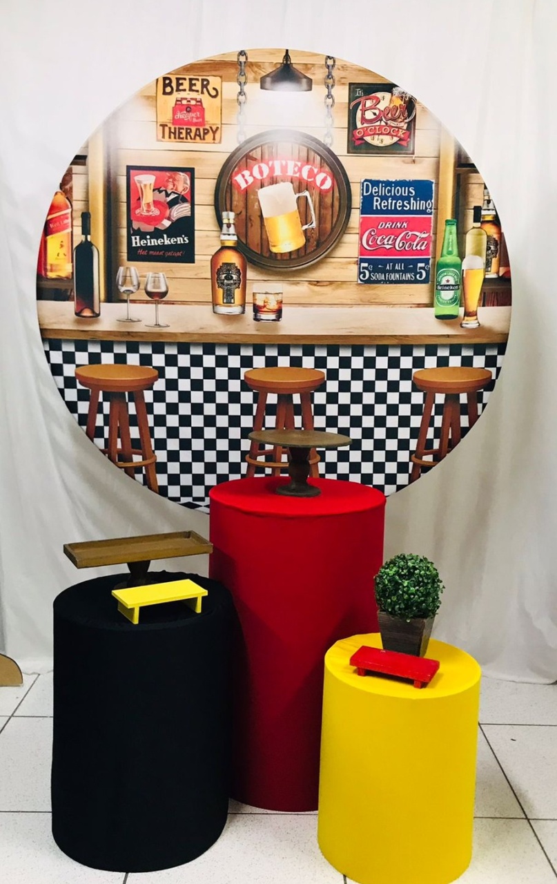 Kit Bronze Boteco - Balões de Menina 