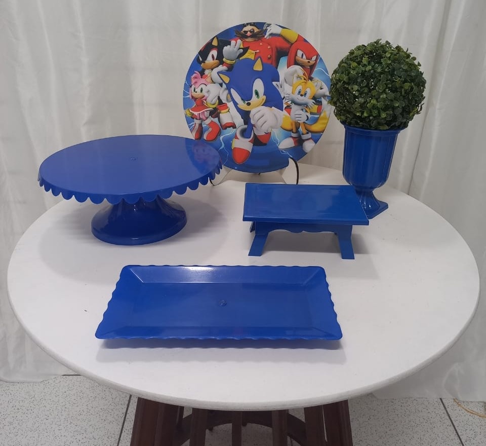Kit Só Um Bolinho Sonic  - Balões de Menina 