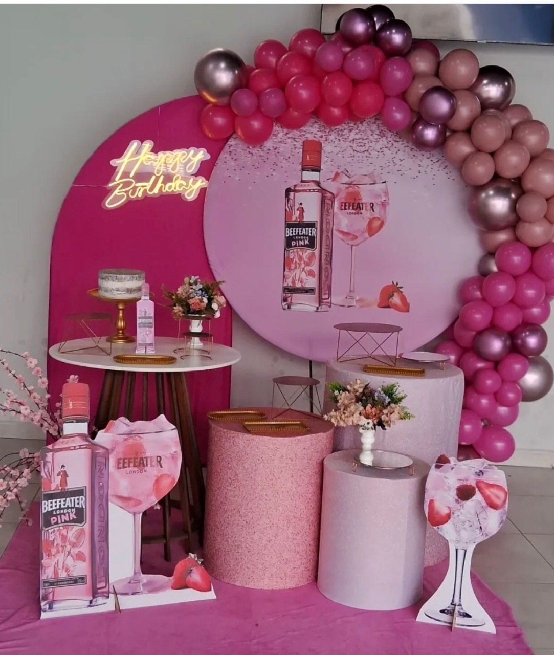 Kit Composição Gin  - Balões de Menina 
