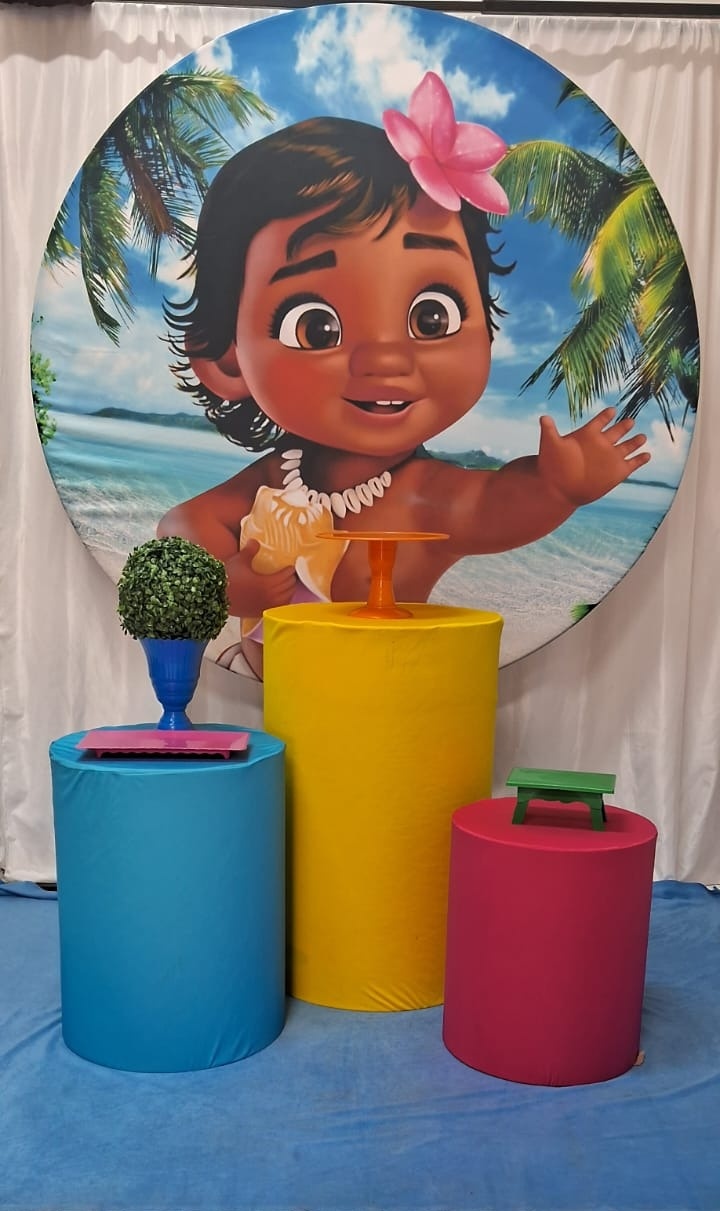 Kit Prata Moana Baby - Balões de Menina 