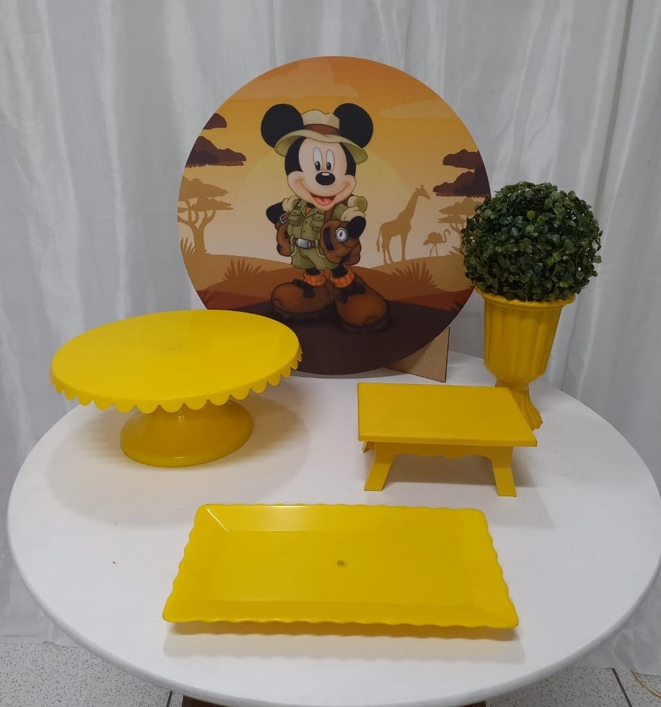 Kit Só Um Bolinho Mikey Safari - Balões de Menina 